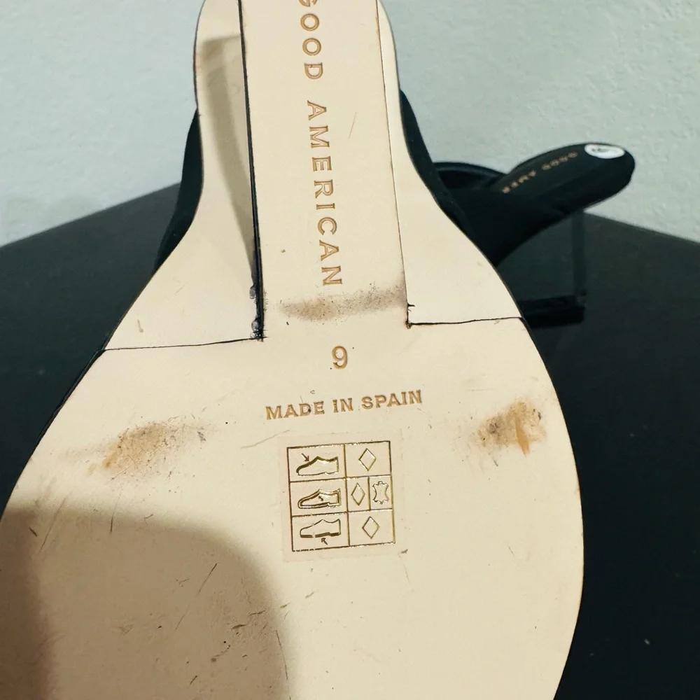 Good American Black Women's Sandals - Picture 2 of 5